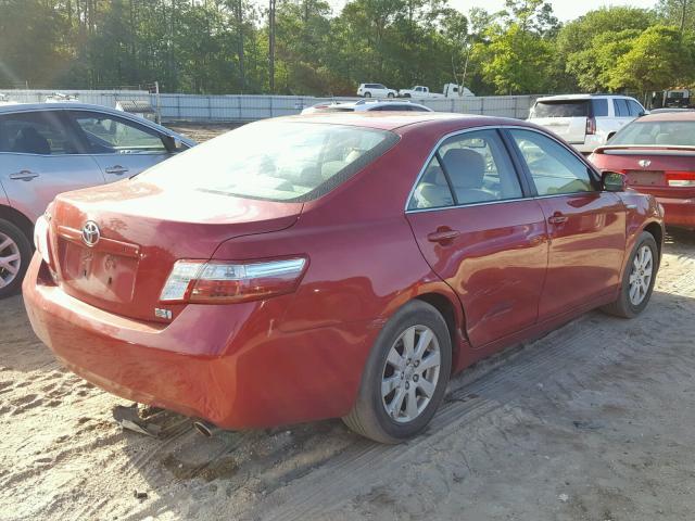 JTNBB46K773038901 - 2007 TOYOTA CAMRY NEW RED photo 4