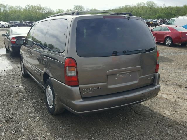 1GHDX23EX2D291354 - 2002 OLDSMOBILE SILHOUETTE BROWN photo 3