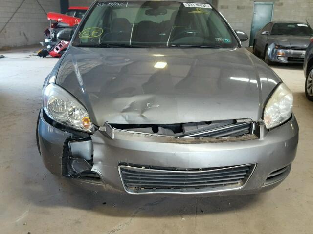 2G1WB55KX89158318 - 2008 CHEVROLET IMPALA LS GRAY photo 10