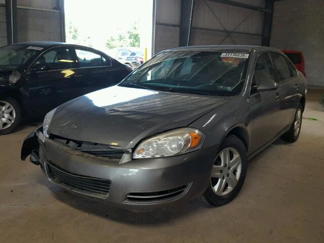 2G1WB55KX89158318 - 2008 CHEVROLET IMPALA LS GRAY photo 2