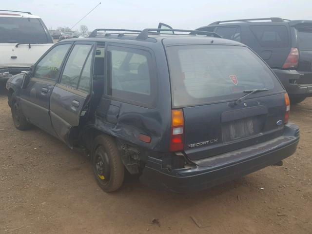 1FASP15J6SW152558 - 1995 FORD ESCORT LX GREEN photo 3