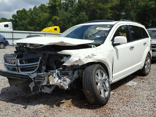 3D4PG9FG5BT521405 - 2011 DODGE JOURNEY WHITE photo 2