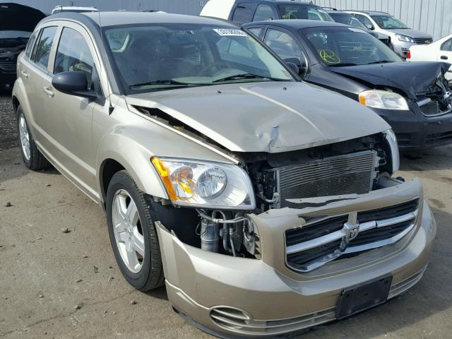 1B3HB48A39D145025 - 2009 DODGE CALIBER SX GOLD photo 1