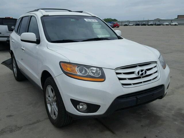 5XYZK4AG0BG005331 - 2011 HYUNDAI SANTA FE L WHITE photo 1