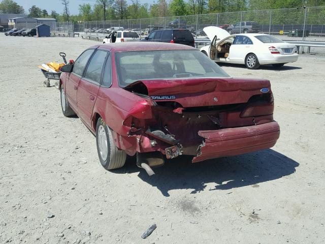 1FALP52UXSA156748 - 1995 FORD TAURUS GL RED photo 3