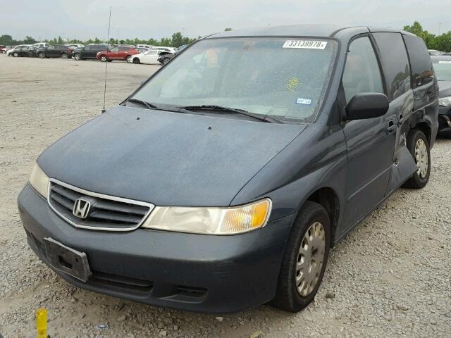 5FNRL18583B073868 - 2003 HONDA ODYSSEY LX BLUE photo 2