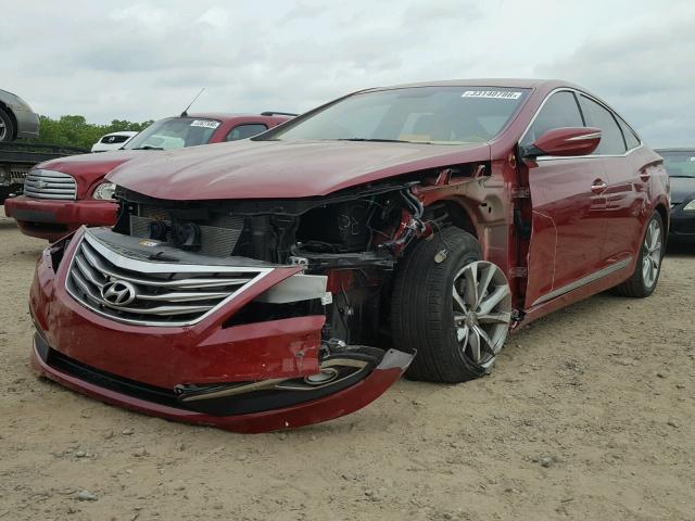 KMHFG4JG9GA528967 - 2016 HYUNDAI AZERA MAROON photo 2