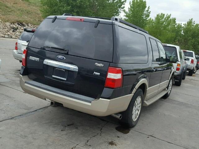 1FMFK18549LA02674 - 2009 FORD EXPEDITION BLACK photo 4