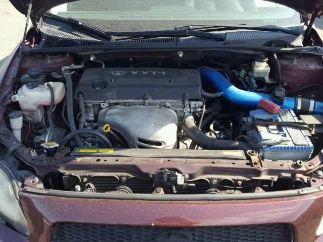 JTKDE177660088517 - 2006 TOYOTA SCION TC 栗色 照片 7