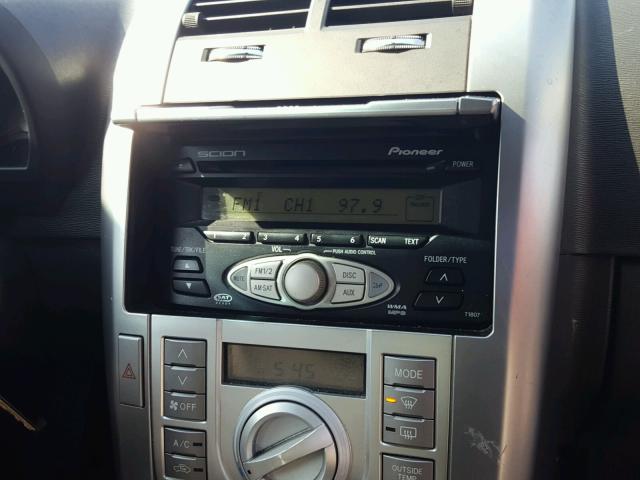 JTKDE177660088517 - 2006 TOYOTA SCION TC 栗色 照片 9