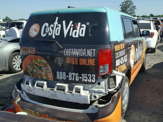 JTLZE4FE2EJ058507 - 2014 TOYOTA SCION XB TWO TONE photo 4