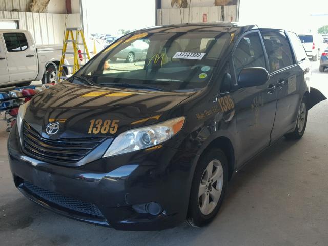 5TDZK3DC7DS304663 - 2013 TOYOTA SIENNA BAS BLACK photo 2