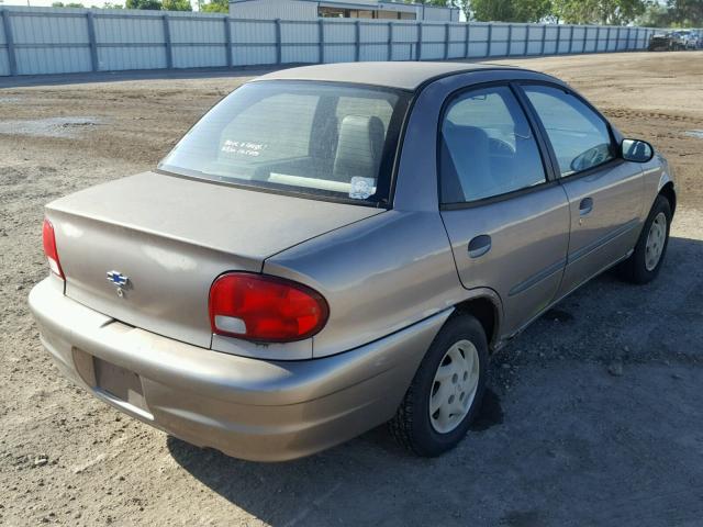 2C1MR5229W6727427 - 1998 CHEVROLET METRO LSI TAN photo 4