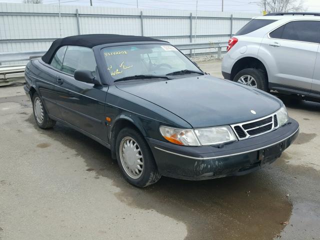 YS3DD75B7T7000557 - 1996 SAAB 900 S GREEN photo 1