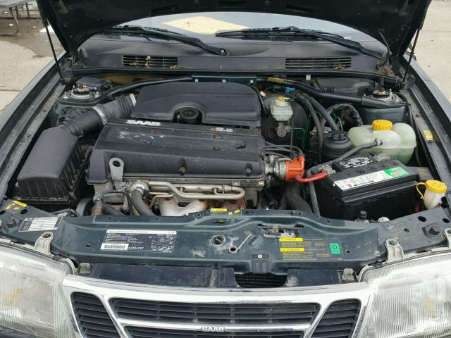 YS3DD75B7T7000557 - 1996 SAAB 900 S GREEN photo 7