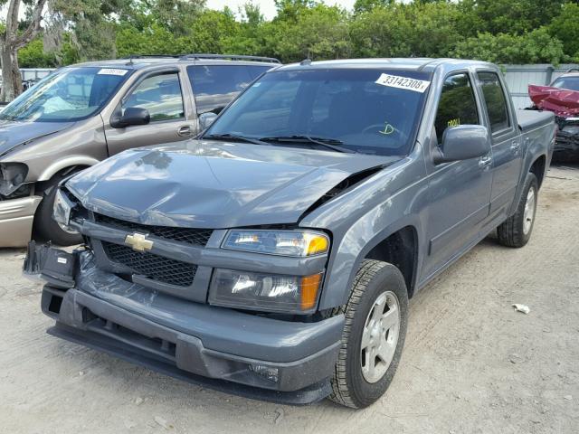 1GCDSCF95C8149044 - 2012 CHEVROLET COLORADO L GRAY photo 2