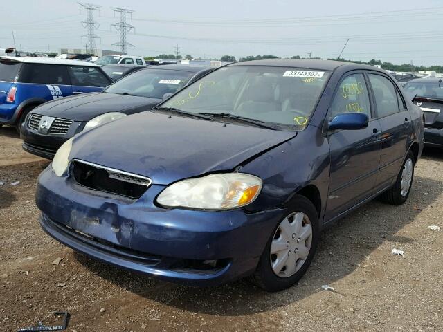 1NXBR32E36Z753902 - 2006 TOYOTA COROLLA BLUE photo 2