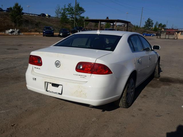 1G4HD571590117836 - 2009 BUICK LUCERNE CX WHITE photo 4