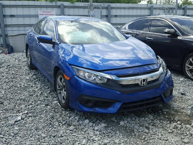 19XFC2F62GE070223 - 2016 HONDA CIVIC LX BLUE photo 1