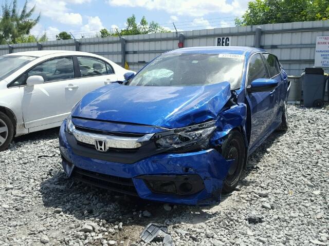 19XFC2F62GE070223 - 2016 HONDA CIVIC LX BLUE photo 2