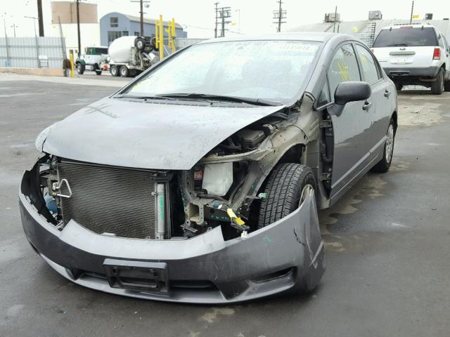 2HGFA1F34AH582391 - 2010 HONDA CIVIC VP GRAY photo 2