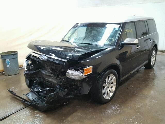 2FMDK53C19BA17203 - 2009 FORD FLEX LIMIT BLACK photo 2