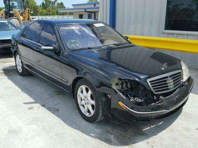 WDBNG84J64A433484 - 2004 MERCEDES-BENZ S 500 4MAT BLACK photo 1