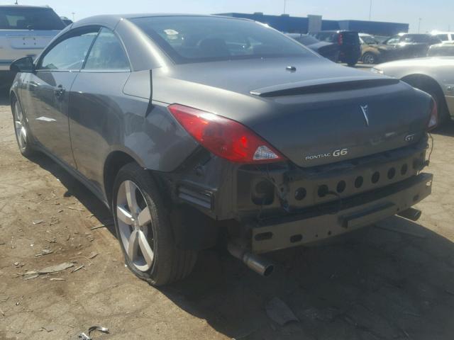 1G2ZH361774132567 - 2007 PONTIAC G6 GT GRAY photo 3