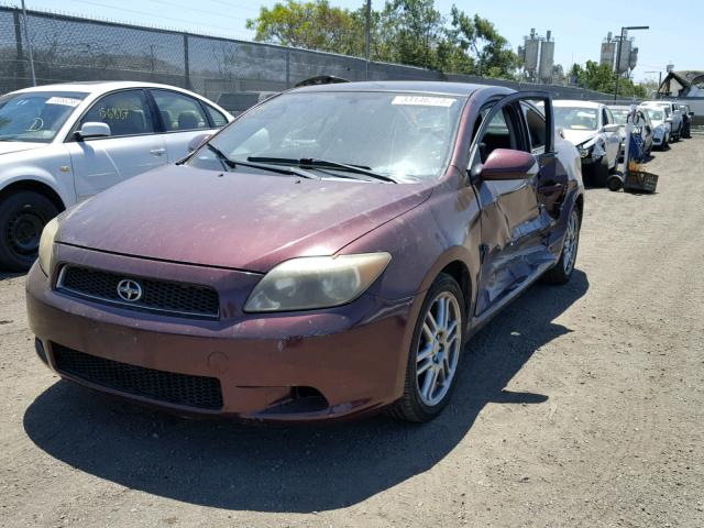 JTKDE177170166798 - 2007 TOYOTA SCION TC 勃艮第红 照片 2