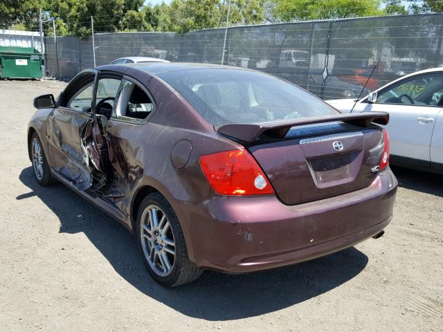 JTKDE177170166798 - 2007 TOYOTA SCION TC BURGUNDY photo 3