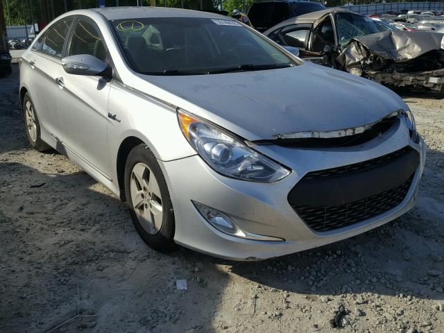 KMHEC4A40BA004581 - 2011 HYUNDAI SONATA HYB SILVER photo 1