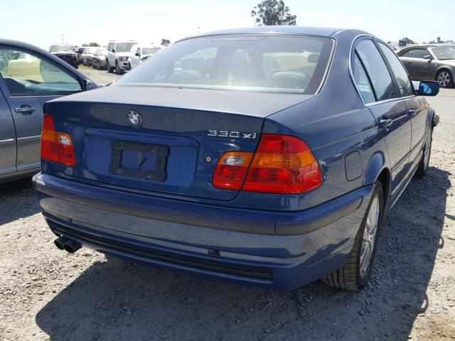 WBAEW53412PG19264 - 2002 BMW 330 XI BLUE photo 4
