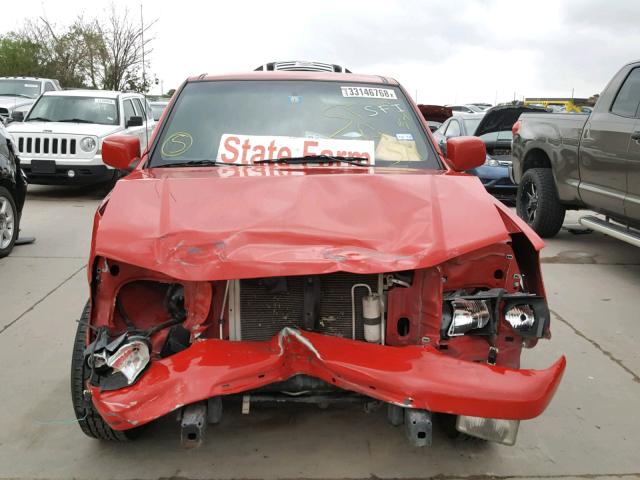 1GCDSCFE3C8131686 - 2012 CHEVROLET COLORADO L RED photo 9