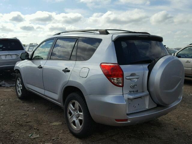 JTMBK35V175026595 - 2007 TOYOTA RAV4 SILVER photo 3