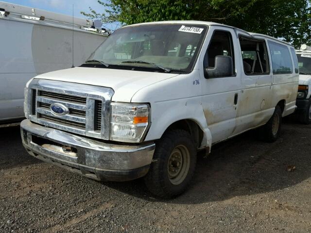 1FBSS3BL8DDA94238 - 2013 FORD ECONOLINE WHITE photo 2