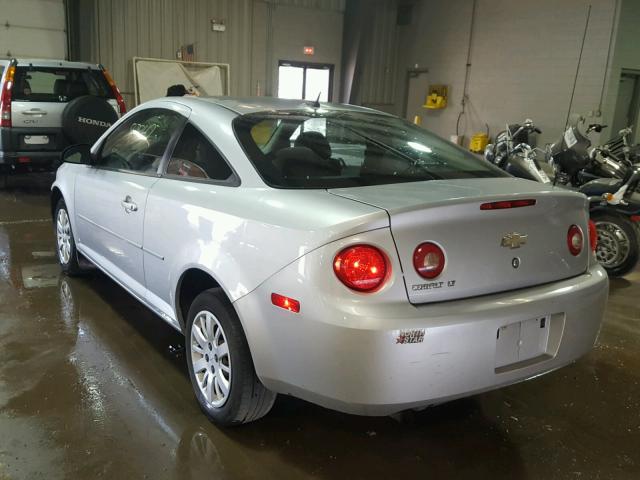 1G1AD1F54A7172244 - 2010 CHEVROLET COBALT 1LT SILVER photo 3