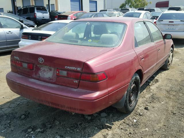 JT2BF22KXW0089885 - 1998 TOYOTA CAMRY CE BURGUNDY photo 4