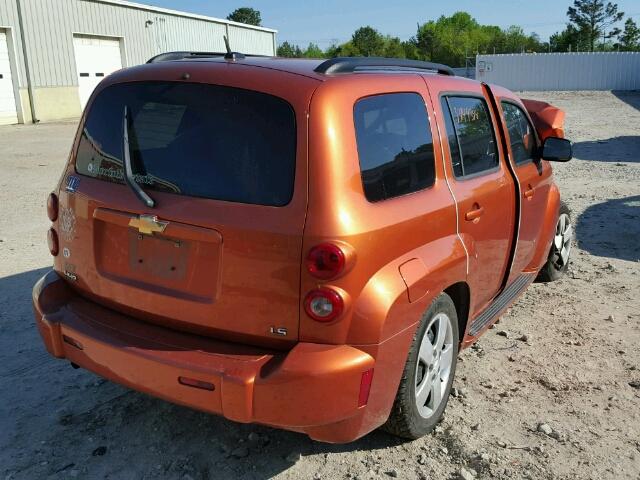 3GNDA13D08S630468 - 2008 CHEVROLET HHR LS ORANGE photo 4