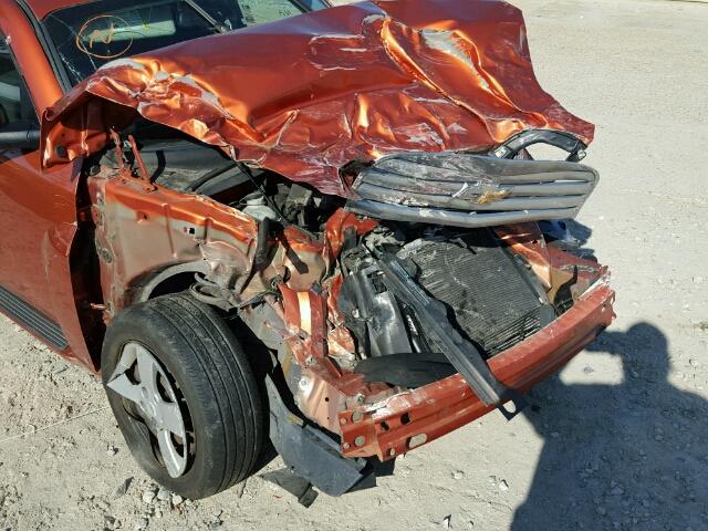 3GNDA13D08S630468 - 2008 CHEVROLET HHR LS ORANGE photo 9