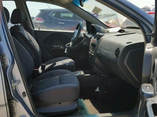 KL1TD66688B034727 - 2008 CHEVROLET AVEO BASE Niebieski zdjęcie 5