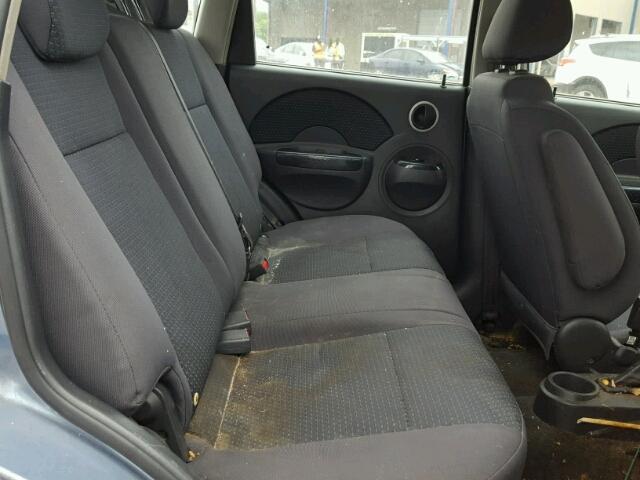KL1TD66688B034727 - 2008 CHEVROLET AVEO BASE Niebieski zdjęcie 6