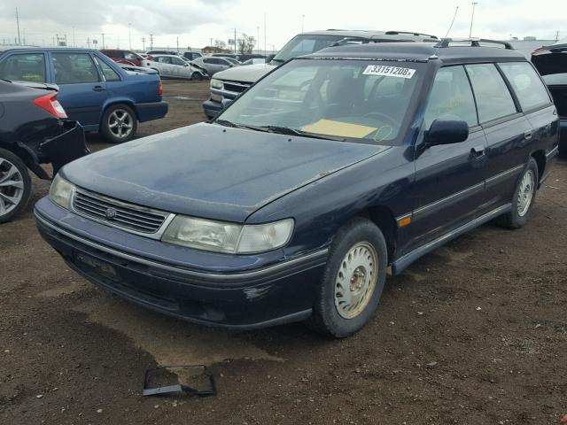 4S3BF6332R7990010 - 1994 SUBARU LEGACY L BLUE photo 2