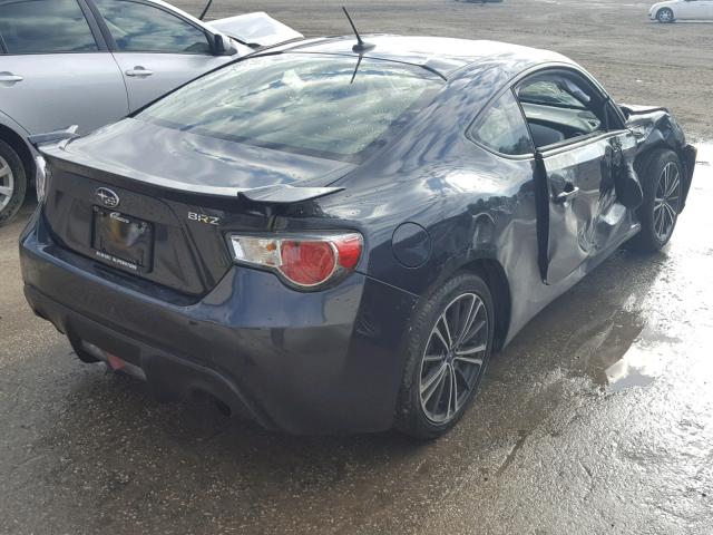 JF1ZCAC11E9604304 - 2014 SUBARU BRZ 2.0 LI GRAY photo 4