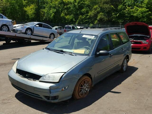 1FAFP36N85W276608 - 2005 FORD FOCUS ZXW GREEN photo 2