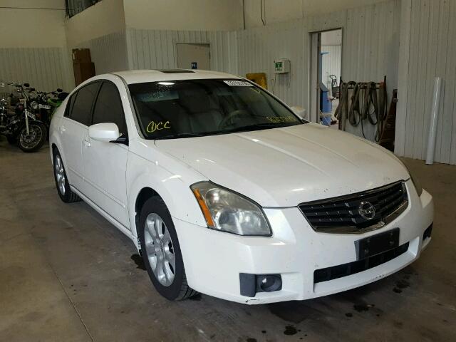 1N4BA41E48C820749 - 2008 NISSAN MAXIMA SE WHITE photo 1