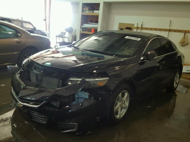 1G1ZB5ST8GF198042 - 2016 CHEVROLET MALIBU LS შავი ფოტო 2