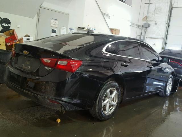 1G1ZB5ST8GF198042 - 2016 CHEVROLET MALIBU LS შავი ფოტო 4