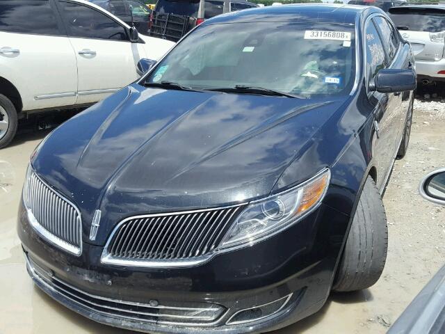 1LNHL9DK4DG606193 - 2013 LINCOLN MKS BLACK photo 2