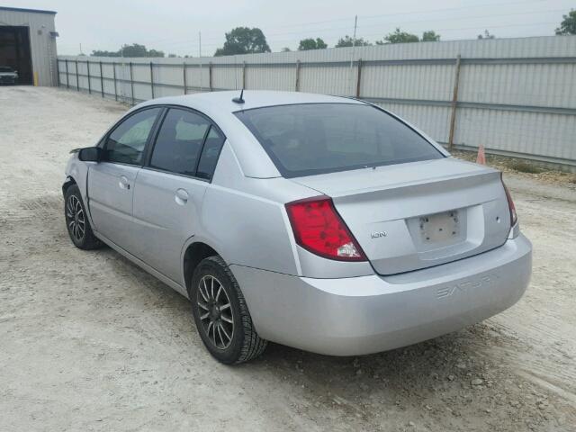 1G8AJ55F36Z164031 - 2006 SATURN ION LEVEL SILVER photo 3