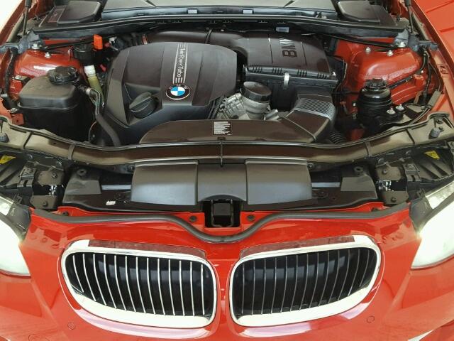 WBAKF9C50DE860473 - 2013 BMW 335 XI RED photo 7